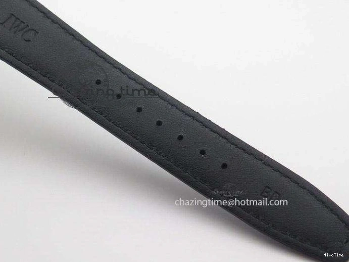 MIROTIME 0209 Portuguese Real PR IW500126 ZF 1:1 Best Edition Grey Red Dial On Black Leather Strap A52010 V Resilient 7333